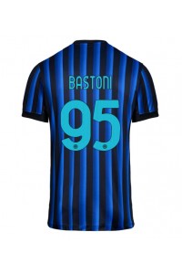 Fotbalové Dres Inter Milan Alessandro Bastoni #95 Domácí Oblečení 2025-26 Krátký Rukáv